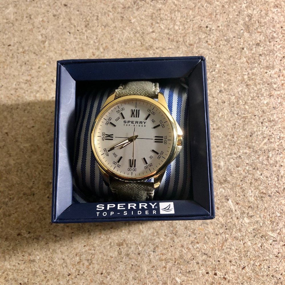 Sperry Kinney Watch with Canvas Strap (works)